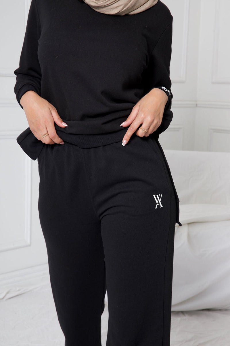 SPORTIVA TRACK PANTS | BLACK