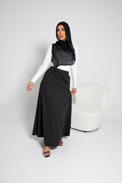 LOPEZ MAXI SKIRT | BLACK