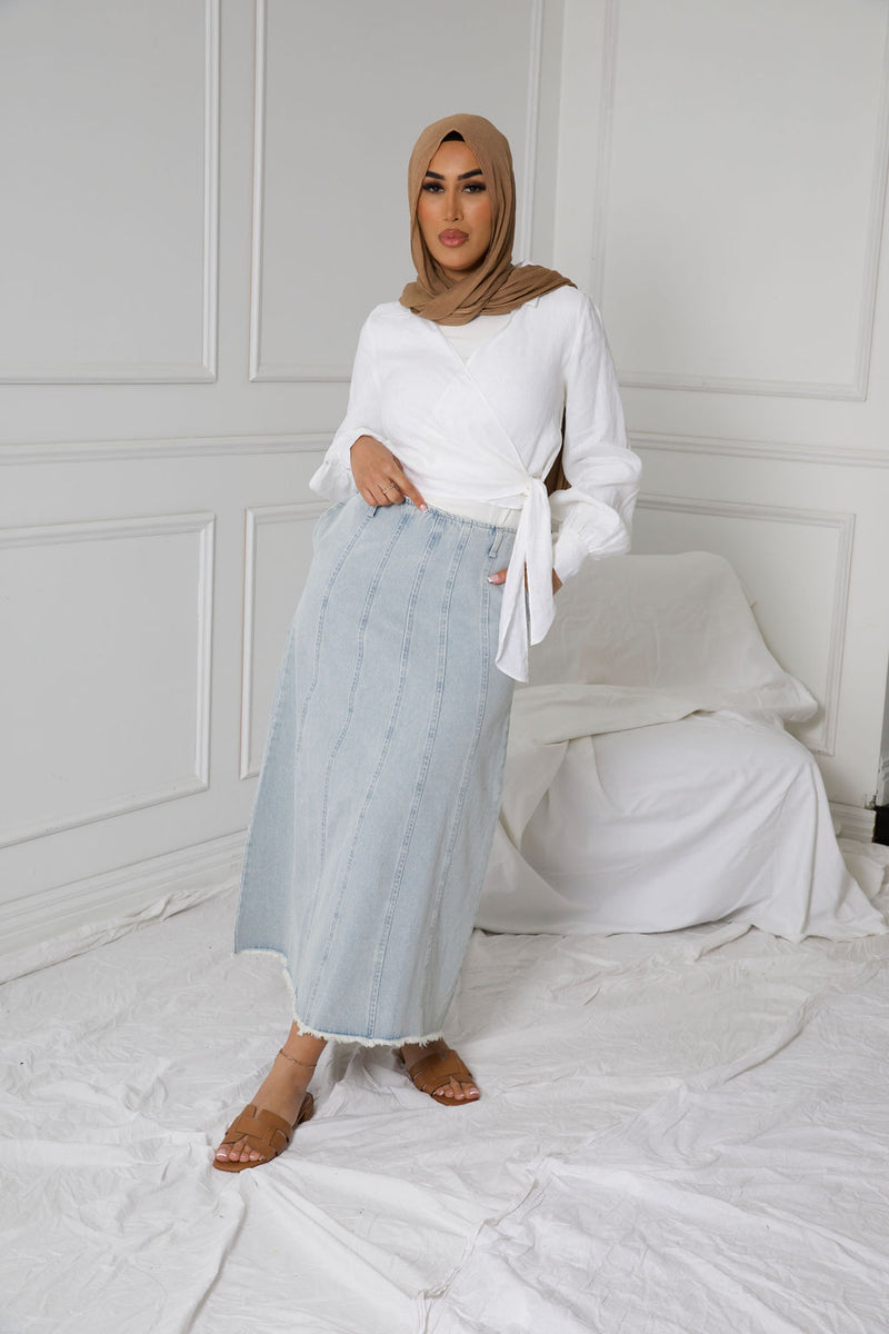 DANTE DENIM SKIRT MAXI