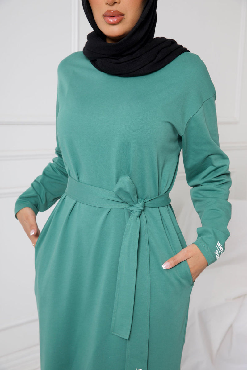 RUNAWAY SPORTS DRESS | PASTEL GREEN