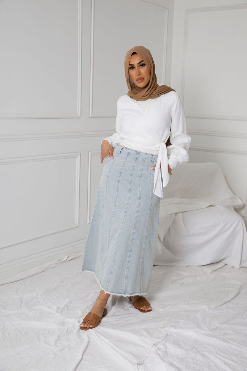 DANTE DENIM SKIRT MAXI