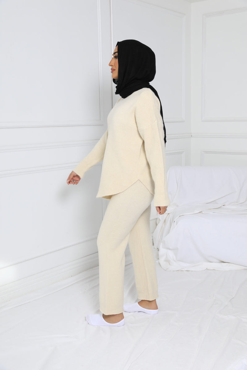 TIA KNIT SET | CREAM