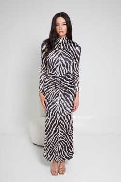 MARIAH MAXI | ZEBRA PRINT