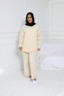 TIA KNIT SET | CREAM