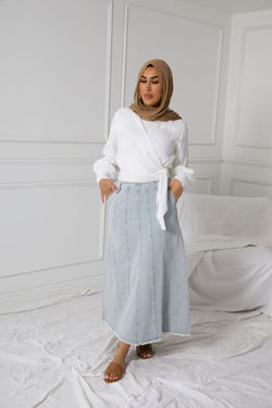 DANTE DENIM SKIRT MAXI